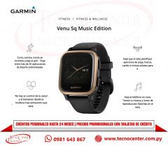 Reloj Smartwatch Garmin Venu SQ Music - Black/Rose